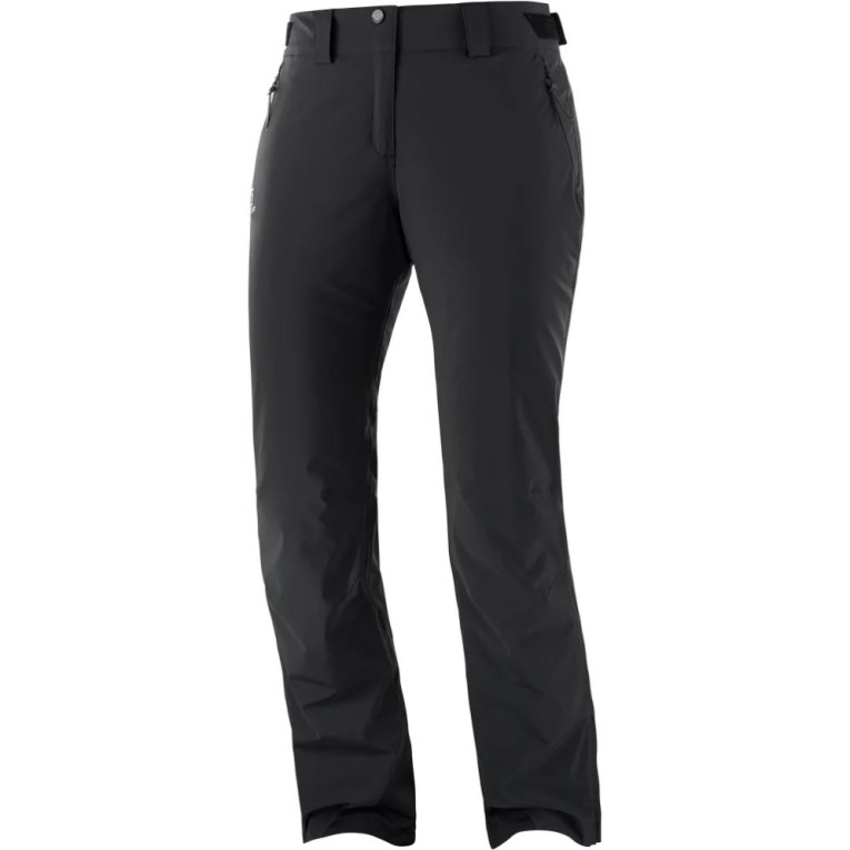 Black Salomon The Brilliant Women's Ski Pants | PH 85726C